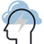 Icon representing product data management and decision support in high-tech manufacturing