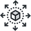 Icon representing rapid product and technology change in high-tech manufacturing